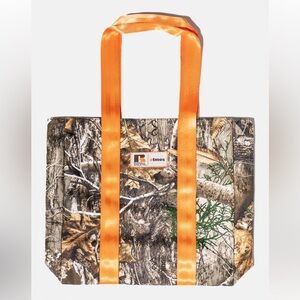 ATMOS x RUSSELL x REALTREE Edge Camo Tote Bag 14x13x4” NWT $50